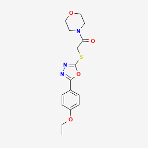 2-[[5-(4-Ethoxyphenyl)-1,3,4-oxadiazol-2-yl]thio]-1-(4-morpholinyl)ethanone
