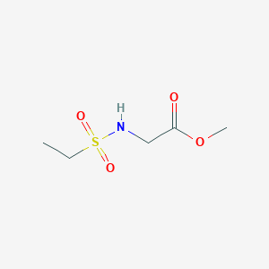 molecular formula C5H11NO4S B2778732 Methyl 2-ethanesulfonamidoacetate CAS No. 888682-59-5