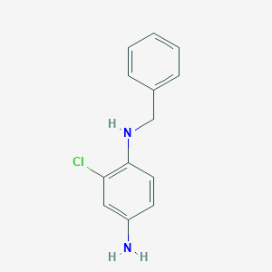 molecular formula C13H13ClN2 B2778742 1-N-苄基-2-氯苯-1,4-二胺 CAS No. 104226-32-6
