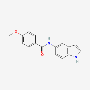 N-(1H-indol-5-yl)-4-methoxybenzamide