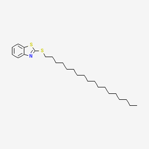 molecular formula C25H41NS2 B2778769 2-(Octadecylthio)benzothiazole CAS No. 200618-68-4