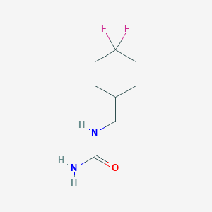 molecular formula C8H14F2N2O B2778787 (4,4-Difluorocyclohexyl)methylurea CAS No. 1851672-88-2