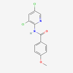 molecular formula C13H10Cl2N2O2 B2778809 Benzamide,n-(3,5-dichloro-2-pyridinyl)-4-methoxy- CAS No. 80269-95-0
