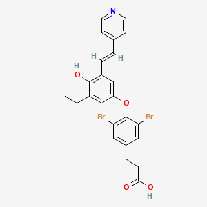 molecular formula C25H23Br2NO4 B2778896 TR antagonist 1 