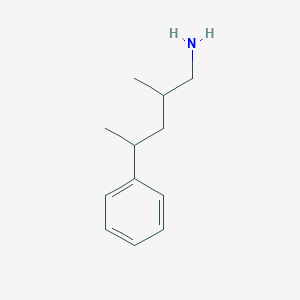 molecular formula C12H19N B2778907 2-Methyl-4-phenylpentan-1-amine CAS No. 1859037-85-6
