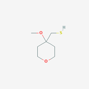 molecular formula C7H14O2S B2778908 (4-Methoxyoxan-4-yl)methanethiol CAS No. 2303351-05-3