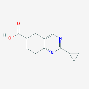 2-Cyclopropyl-5,6,7,8-tetrahydroquinazoline-6-carboxylic acid