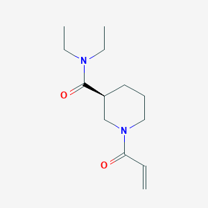 (3S)-N,N-diethyl-1-(prop-2-enoyl)piperidine-3-carboxamide