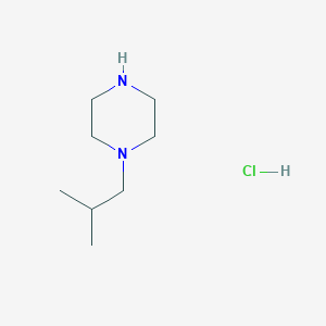 molecular formula C8H19ClN2 B2778931 1-(2-Methylpropyl)piperazine hydrochloride CAS No. 510725-53-8
