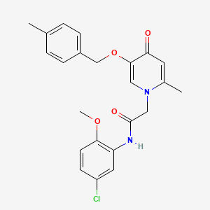 N-(5-chloro-2-methoxyphenyl)-2-(2-methyl-5-((4-methylbenzyl)oxy)-4-oxopyridin-1(4H)-yl)acetamide