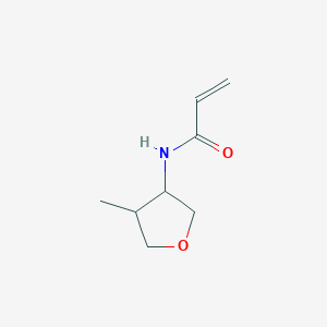 molecular formula C8H13NO2 B2778950 N-(4-Methyloxolan-3-yl)prop-2-enamide CAS No. 2020797-41-3