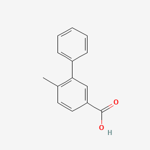 molecular formula C14H12O2 B2778963 4-Methyl-3-phenylbenzoic acid CAS No. 401573-78-2