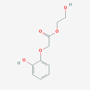 molecular formula C10H12O5 B2778989 2-羟乙基 2-(2-羟基苯氧基)乙酸酯 CAS No. 202264-12-8