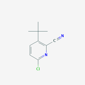 3-(tert-Butyl)-6-chloropicolinonitrile