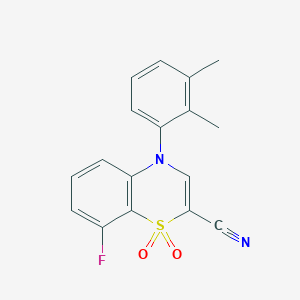 Methyl 2-{[5-(azepan-1-ylsulfonyl)-2-chlorobenzoyl]amino}benzoate