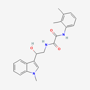 molecular formula C21H23N3O3 B2779042 N1-(2,3-dimethylphenyl)-N2-(2-hydroxy-2-(1-methyl-1H-indol-3-yl)ethyl)oxalamide CAS No. 1448125-46-9