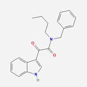 N-benzyl-N-butyl-2-(1H-indol-3-yl)-2-oxoacetamide