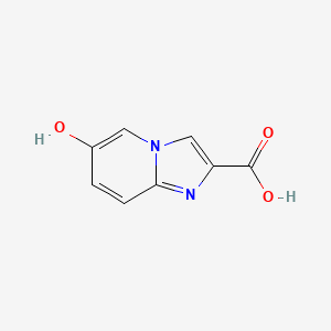 molecular formula C8H6N2O3 B2779060 6-Hydroxyimidazo[1,2-a]pyridine-2-carboxylic acid CAS No. 1781183-23-0