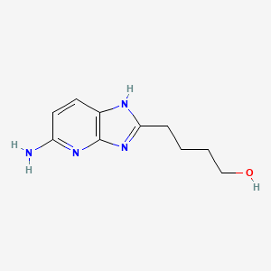 4-(5-Amino-1H-imidazo[4,5-b]pyridin-2-yl)butan-1-ol