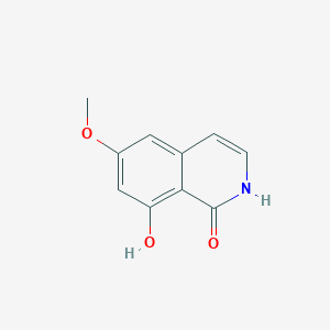 molecular formula C10H9NO3 B2779152 8-Hydroxy-6-methoxy-2H-isoquinolin-1-one CAS No. 1824737-80-5