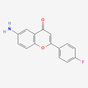 6-amino-2-(4-fluorophenyl)-4H-chromen-4-one