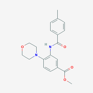 Methyl 3-[(4-methylbenzoyl)amino]-4-(4-morpholinyl)benzoate