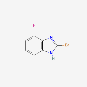 molecular formula C7H4BrFN2 B2779239 2-Bromo-4-fluoro-1H-benzimidazole CAS No. 1379327-75-9