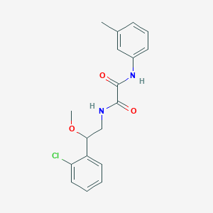 molecular formula C18H19ClN2O3 B2779326 N1-(2-(2-chlorophenyl)-2-methoxyethyl)-N2-(m-tolyl)oxalamide CAS No. 1795301-56-2