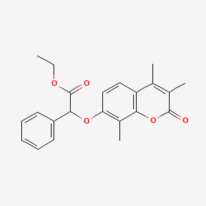 ethyl phenyl[(3,4,8-trimethyl-2-oxo-2H-chromen-7-yl)oxy]acetate