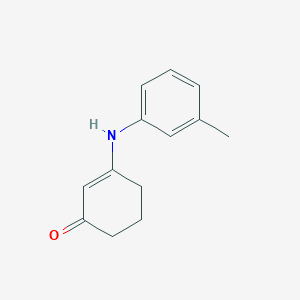 molecular formula C13H15NO B2779334 3-[(3-甲基苯基)氨基]环己-2-烯-1-酮 CAS No. 51408-72-1