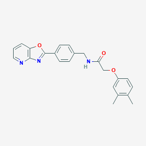 2-(3,4-dimethylphenoxy)-N-(4-[1,3]oxazolo[4,5-b]pyridin-2-ylbenzyl)acetamide
