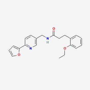 3-(2-ethoxyphenyl)-N-((6-(furan-2-yl)pyridin-3-yl)methyl)propanamide