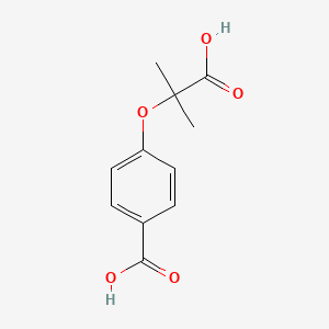 molecular formula C11H12O5 B2779429 2-(4-Acetyl-phenoxy)-2-methyl-propionic acid CAS No. 42019-57-8