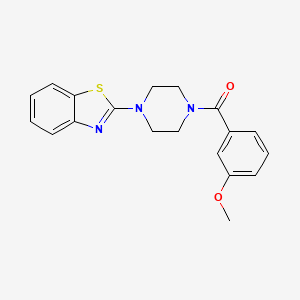 2-[4-(3-Methoxybenzoyl)piperazin-1-yl]-1,3-benzothiazole