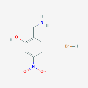 2-(aminomethyl)-5-nitrophenol hydrobromide