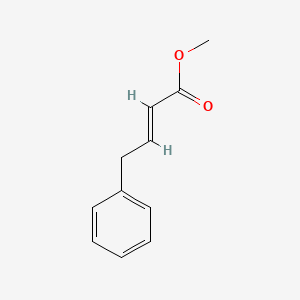 molecular formula C11H12O2 B2779495 (E)-Methyl 4-phenylbut-2-enoate CAS No. 34541-75-8; 54966-42-6