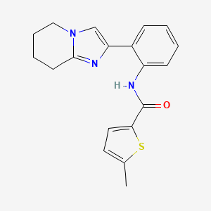 5-methyl-N-(2-(5,6,7,8-tetrahydroimidazo[1,2-a]pyridin-2-yl)phenyl)thiophene-2-carboxamide