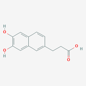 3-(6,7-Dihydroxynaphthalen-2-yl)propanoic acid