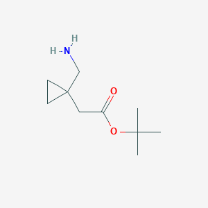 Tert-butyl 2-[1-(aminomethyl)cyclopropyl]acetate