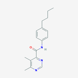 N-(4-Butylphenyl)-5,6-dimethylpyrimidine-4-carboxamide