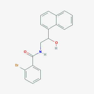 2-bromo-N-(2-hydroxy-2-(naphthalen-1-yl)ethyl)benzamide