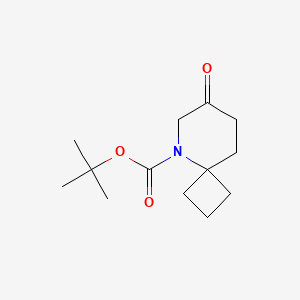 molecular formula C13H21NO3 B2779583 叔丁基-7-氧代-5-氮代杂螺[3.5]壬烷-5-羧酸酯 CAS No. 2375273-96-2