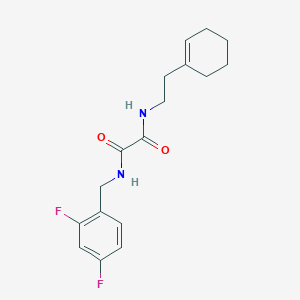 molecular formula C17H20F2N2O2 B2779591 N1-(2-(cyclohex-1-en-1-yl)ethyl)-N2-(2,4-difluorobenzyl)oxalamide CAS No. 1211277-91-6