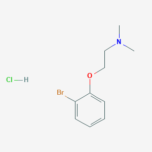 molecular formula C10H15BrClNO B2779634 [2-(2-溴苯氧基)乙基]二甲胺盐酸盐 CAS No. 2225136-73-0