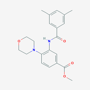 Methyl 3-[(3,5-dimethylbenzoyl)amino]-4-(4-morpholinyl)benzoate