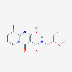 N-(2,2-dimethoxyethyl)-2-hydroxy-9-methyl-4-oxo-4H-pyrido[1,2-a]pyrimidine-3-carboxamide