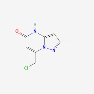 7-(Chloromethyl)-2-methylpyrazolo[1,5-a]pyrimidin-5-ol