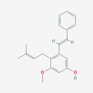 molecular formula C20H22O2 B027797 龙胆素 C CAS No. 64125-60-6