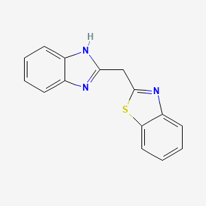 molecular formula C15H11N3S B2779715 2-(1H-苯并咪唑-2-基甲基)-苯并噻唑 CAS No. 66557-64-0