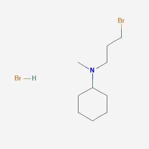N-(3-Bromopropyl)-N-methylcyclohexanamine;hydrobromide